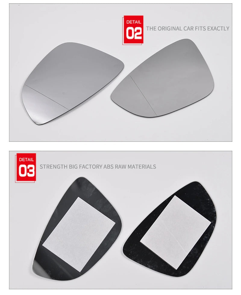 RIGHT Hand Car mirror glass for VW EOS(2006-10) JETTA IV(10-14) PASSAT(10-14) SCIROCCO(08-11) BEETLE(11-15)