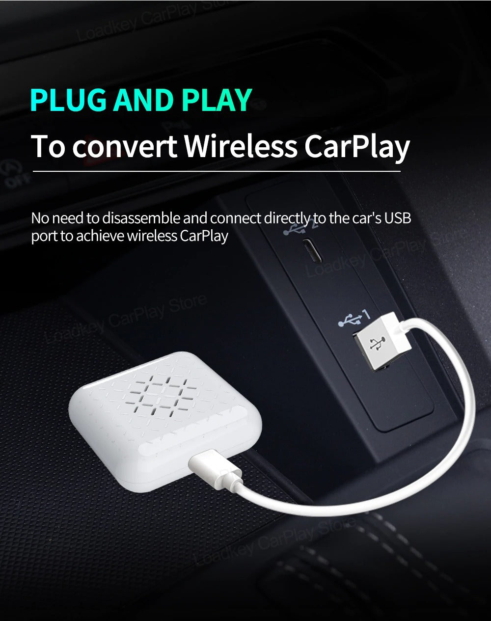 Wireless Carplay Adapter for 98% Models IOS 3.0 Mini – KIWI CAR PARTS