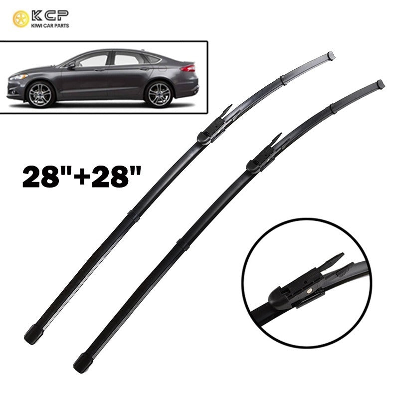 Front Wiper Blades Suitable For Ford Mondeo Fusion 2015 - 2021 Windshield Windscreen Front Window 28"+28"