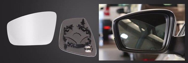 (LEFT) Side Rearview Wing Side Mirror Glass Heated suit for VW POLO 2010 - 2013