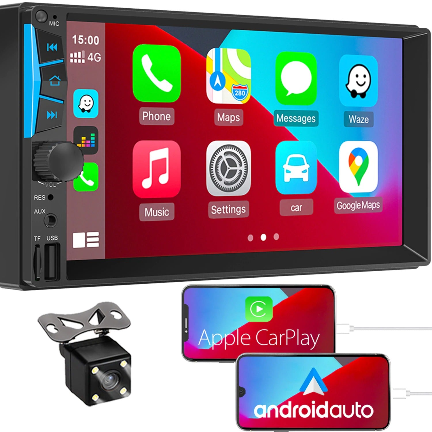2din Car Radio Touch Screen Car Mp5 Player USB SD Bluetooth Mirror Lin –  KIWI CAR PARTS