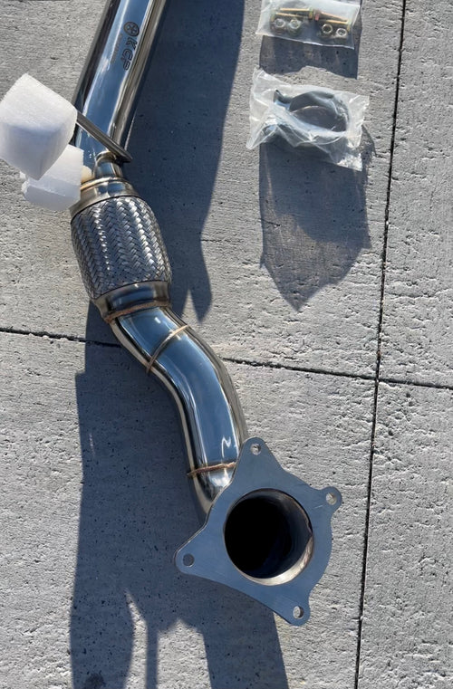 Ex P1786S 
KCP 3” Stainless Steel Exhaust Decat Downpipe Suit For VW Golf 6 R 2.0T AWD / AUDI 8P AWD A3 / S3