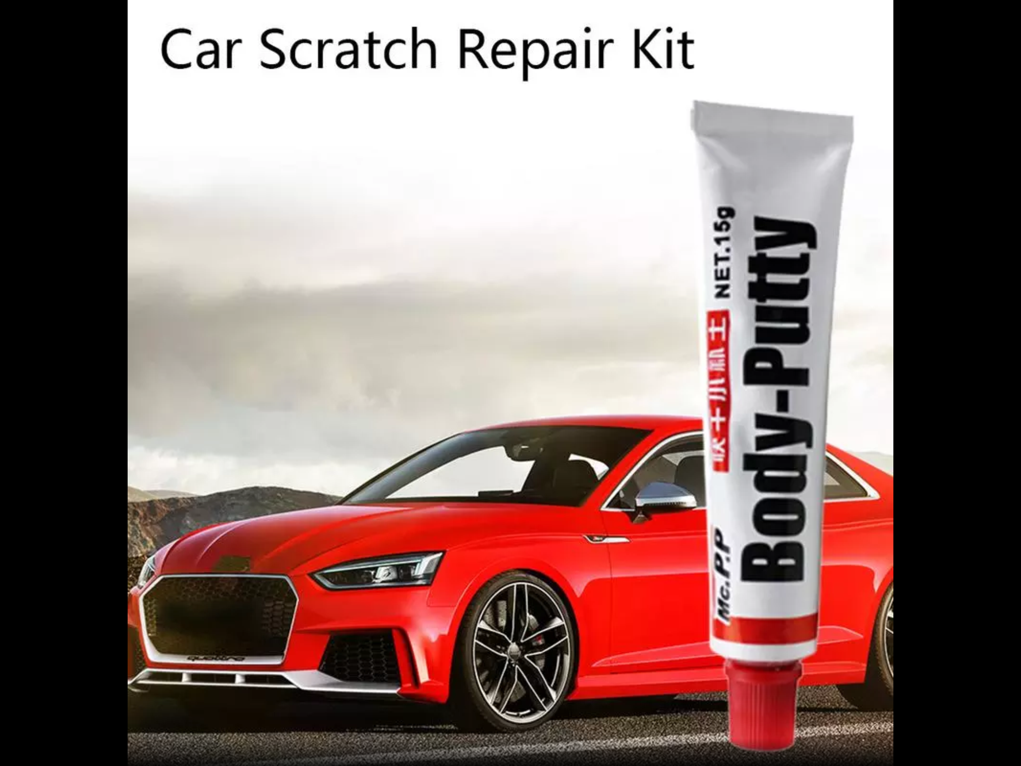 Car Wheel Painting Pen + Car Wheel Scratch Filler Repair Kit COMBO