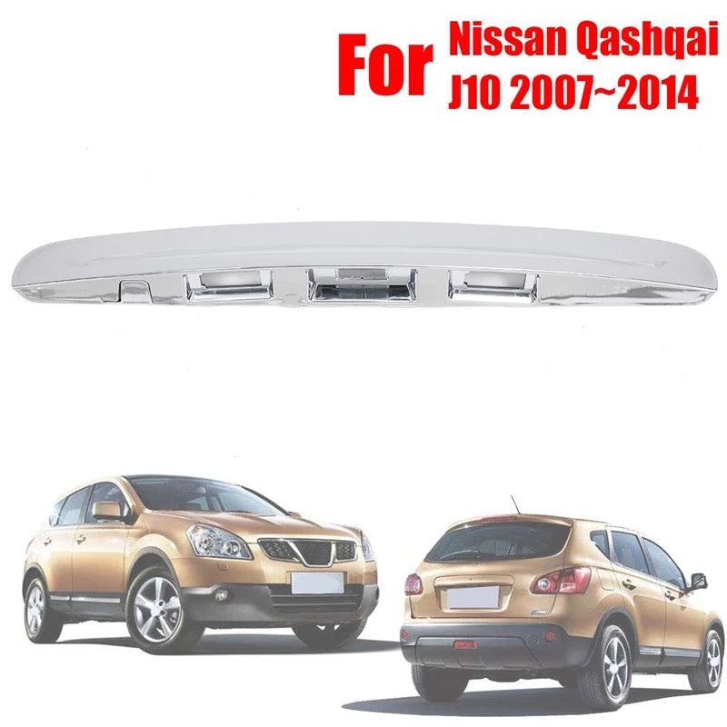 Rear Tailgate Boot Door Grab Handle Trim with Camera Hole Suitable for Nissan Qashqai Dualis J10 j10 2007 2008 2009 2010 2011 2012 2013 2014