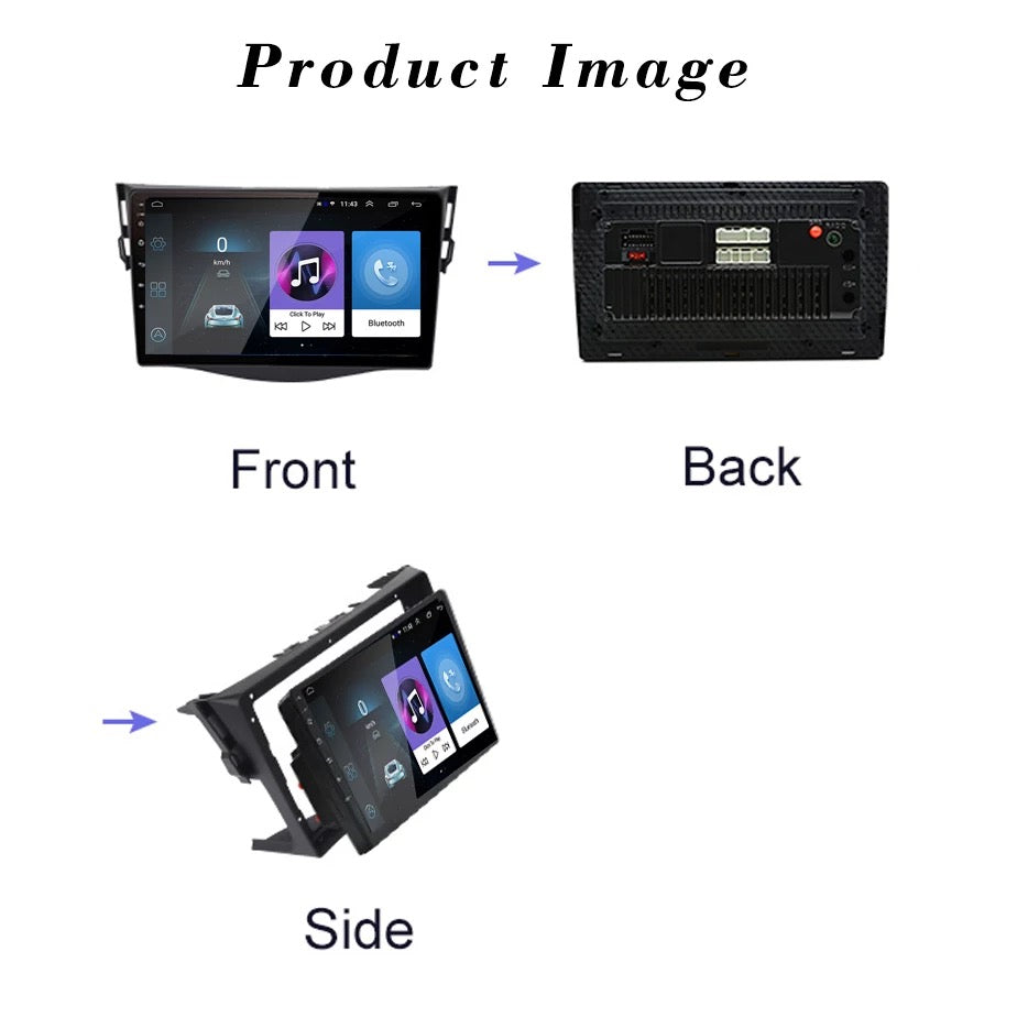 Car Stereo Suit Toyota RAV4 9” Android 10 2006 2007 2008 2009 2010 2011 2012 With Camera Radio Gps BT