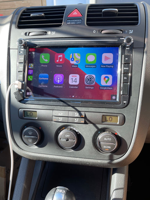**SPECIAL** Car Stereo Suit VW Golf MK5 MK6 with Apple CarPlay / Android Auto Double DIN Head Unit, Bluetooth