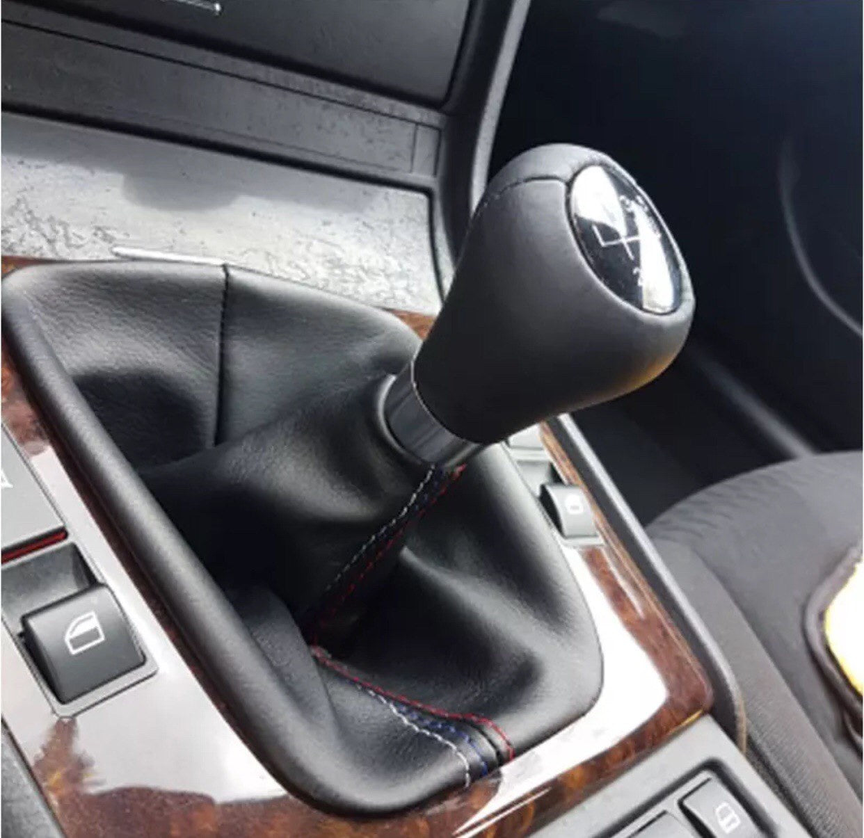 Gear Shift Collar Leather Boot Cover Case For BMW E46, E30, E34, E36, E46, Z3