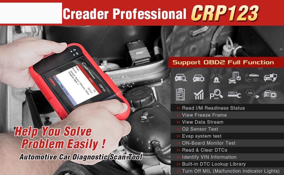 **SPECIAL** Car Scanner tool Launch X431 CRP123 Creader ENG/AT/ABS/SRS