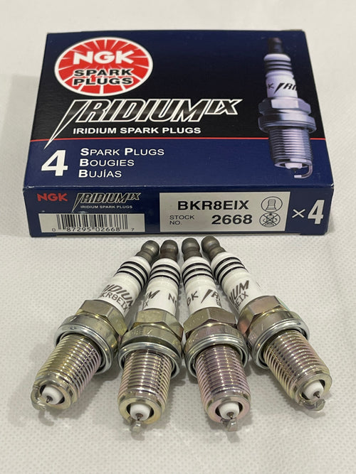 NGK Colder Tuning Spark Plugs For VW Audi NGK BKR8EIX 2668 Set of 4 Spark Plugs