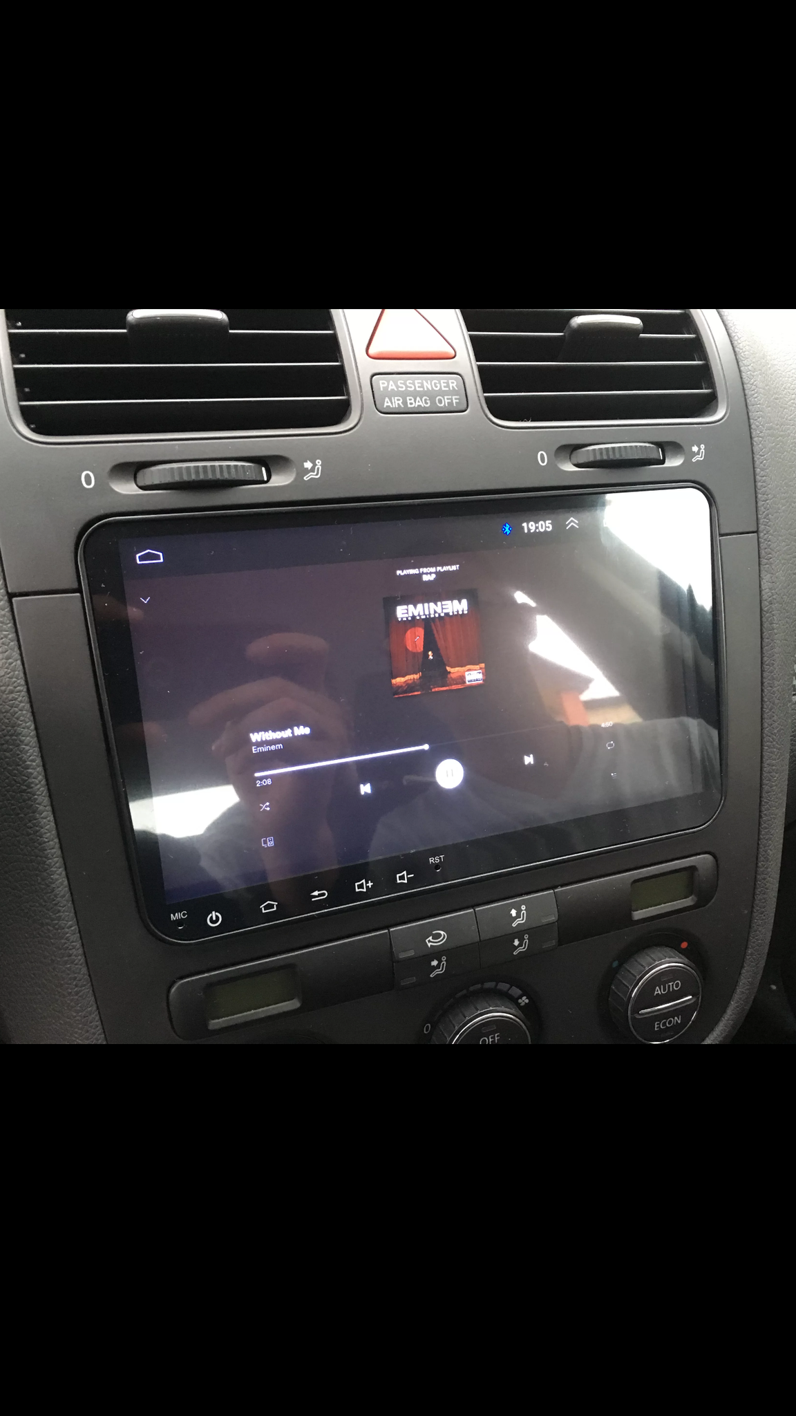 VW Android 8.1 Double DIN Head Unit + Reversing Camera for Volkswagen, Skoda Bluetooth, Radio, Video Player