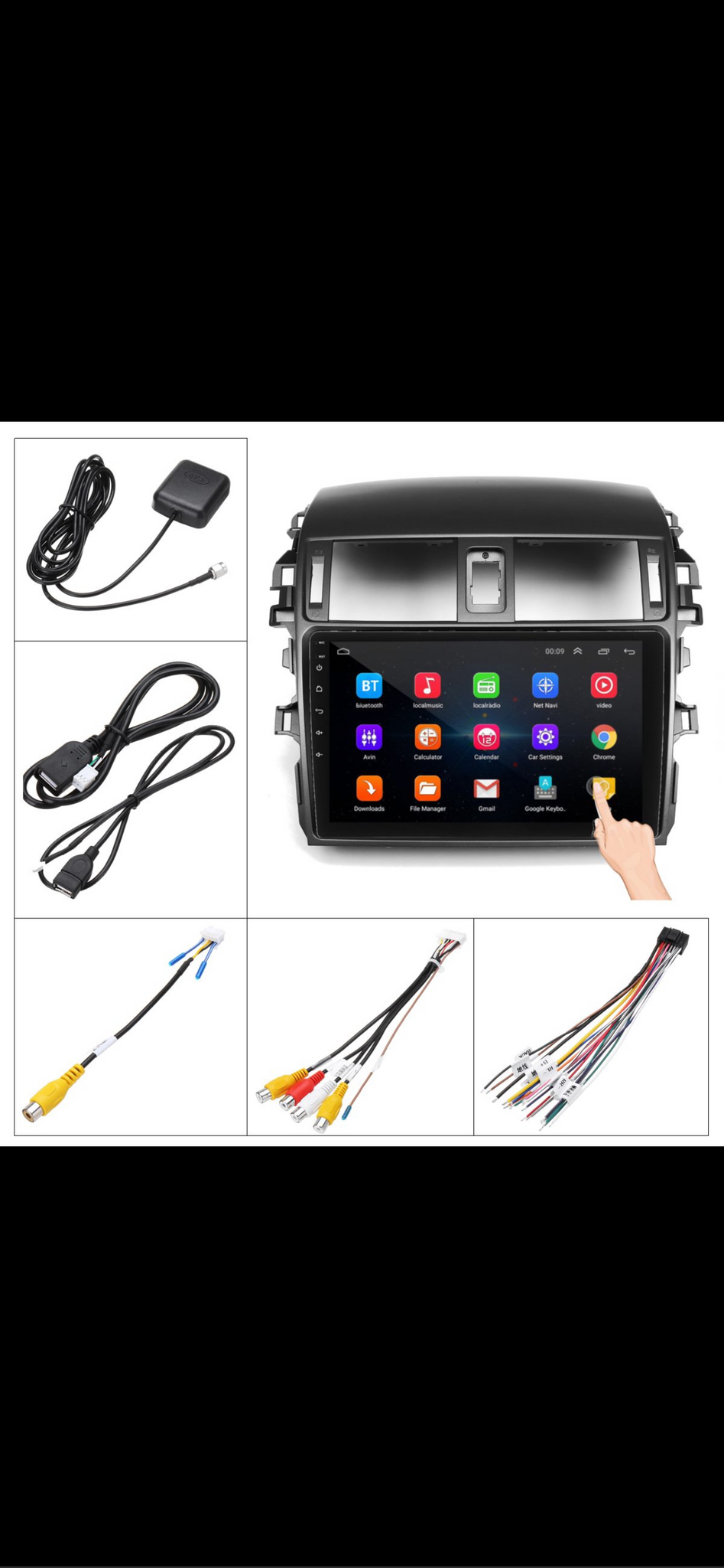 2Din android 8.1 Car Radio Multimedia Player For Toyota Corolla E140/150 2008 2009 2010 2011 2012 2013 2 DIN