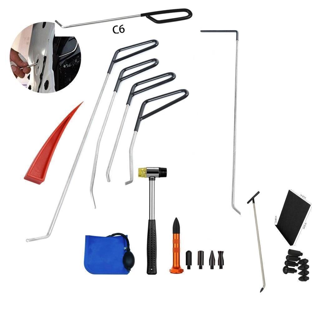 Automotive Paintless Dent Repair Removal Tools Puller Kits Hail Repair Tools PDR Hooks Rods Wedge Pump Tap Down Pen