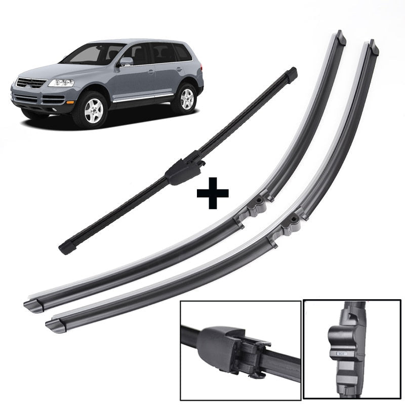 Wiper Blades Full Set Suitable For VW Touareg Front And Rear 2003 2004 2005 2006