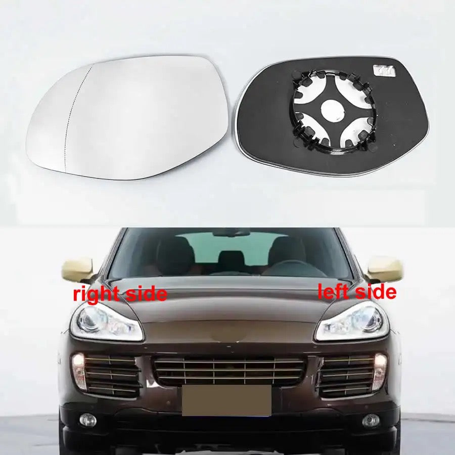 Right Hand Side mirror glass Suitable for PORSCHE CAYENNE 957 2007 2008 2009 2010 car heated convex door mirror glass