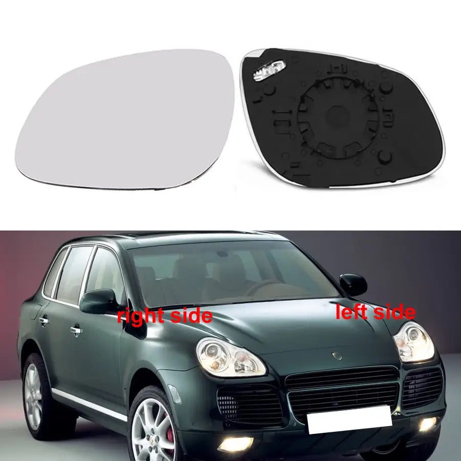 Right Side Mirror Glass Suitable for PORSCHE CAYENNE 955 2002 2003 2004 2005 2006 car heated convex door mirror glass