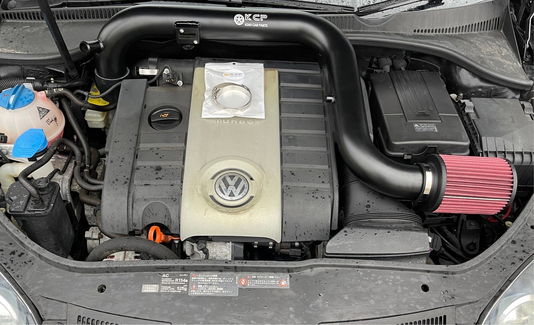 KCP Cold Air Intake Kit Suitable for VW Golf MK5 GTI 2.0T FSI, Golf MK6 R, Audi A3 2.0 TFSI, S3 Kiwi Car Parts