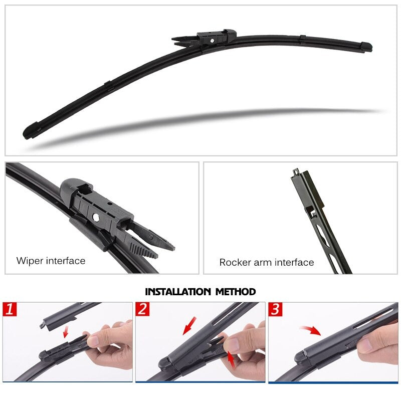 Front Car Wiper Blade suit For BMW 3 Series E90 E91 October 2009 - Nov. 2012 Windshield Windscreen Window 24"+19"