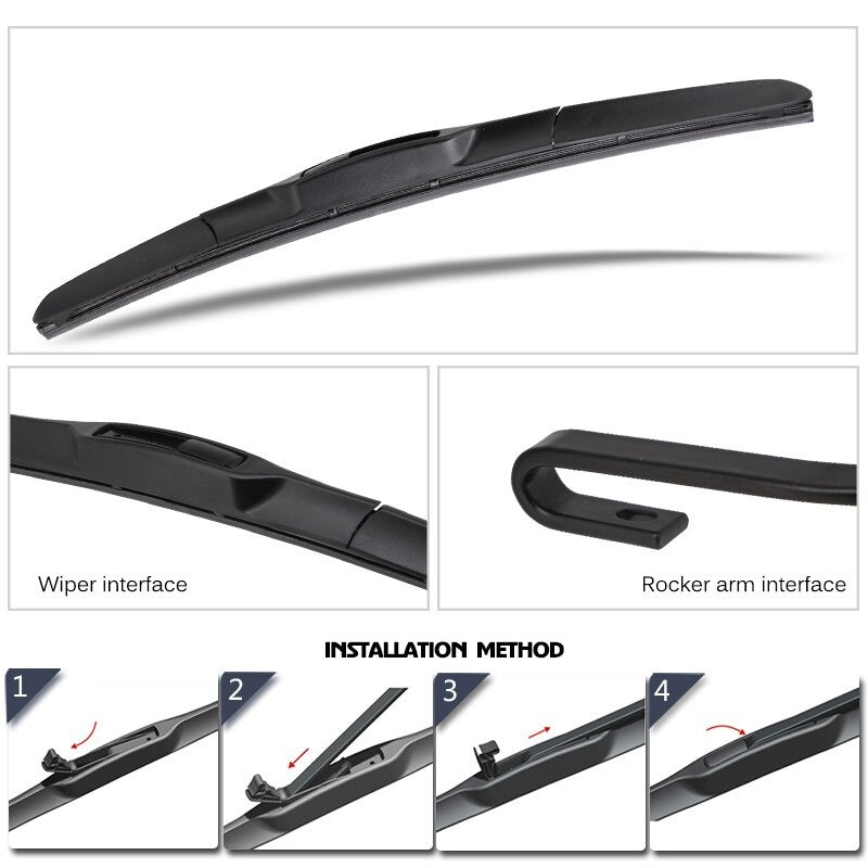 Front Wiper Blades suit for Holden Captiva 2006 - 2016 2017 2018 Windshield Windscreen Front Window 24"16"